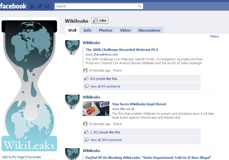 facebook-wikileaks-page