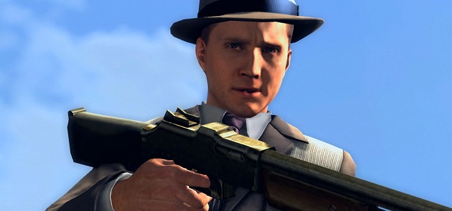 LA Noire gun in hand