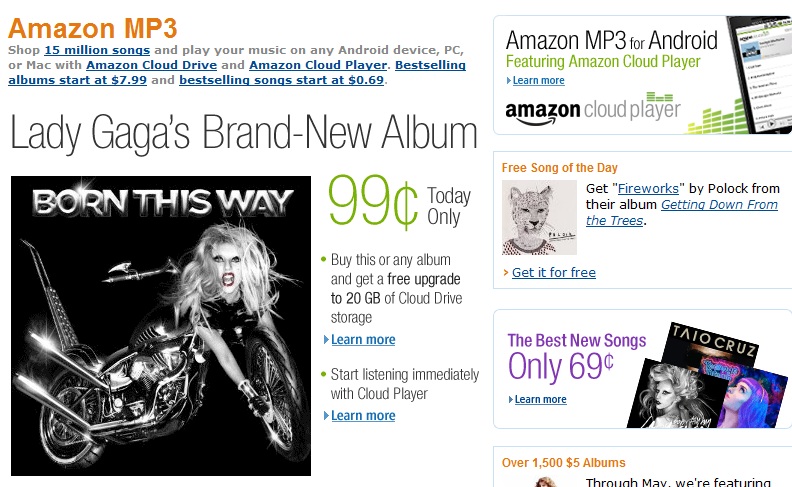 lady-gaga-99-cents-amazon