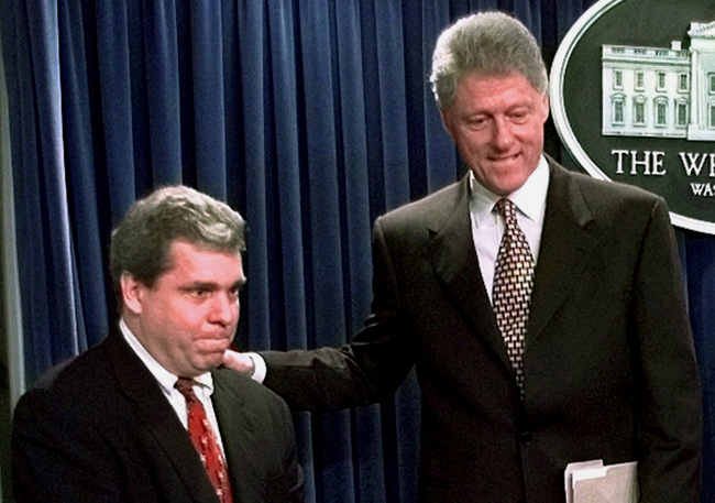 Joe Lockhart & President Clinton