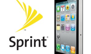 iPhone 4 with Sprint Logo