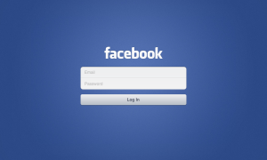 iPad Facebook App: Login Screen