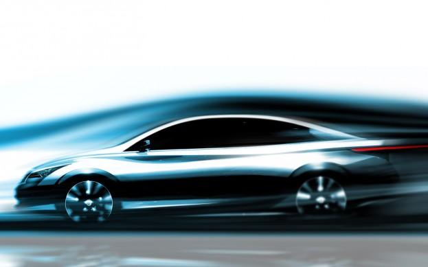 Infiniti electric car concept sketch