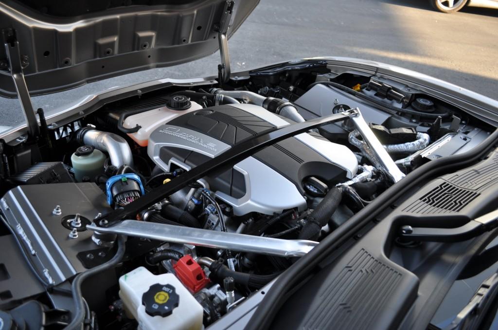 Fisker Karma engine compartment