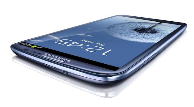 Galaxy S III Top Screen