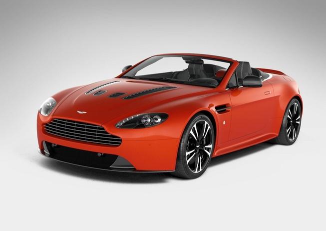 Aston Martin V12 Vantage Roadster front three-quarter view