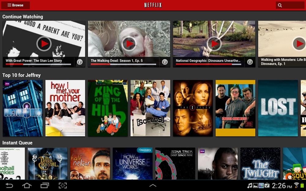 galaxy note 10.1 tablet review netflix screenshot samsung tablet