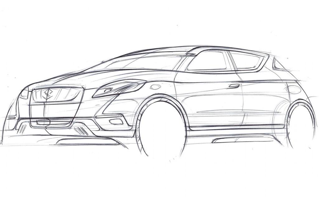 Suzuki S-Cross concept sketch