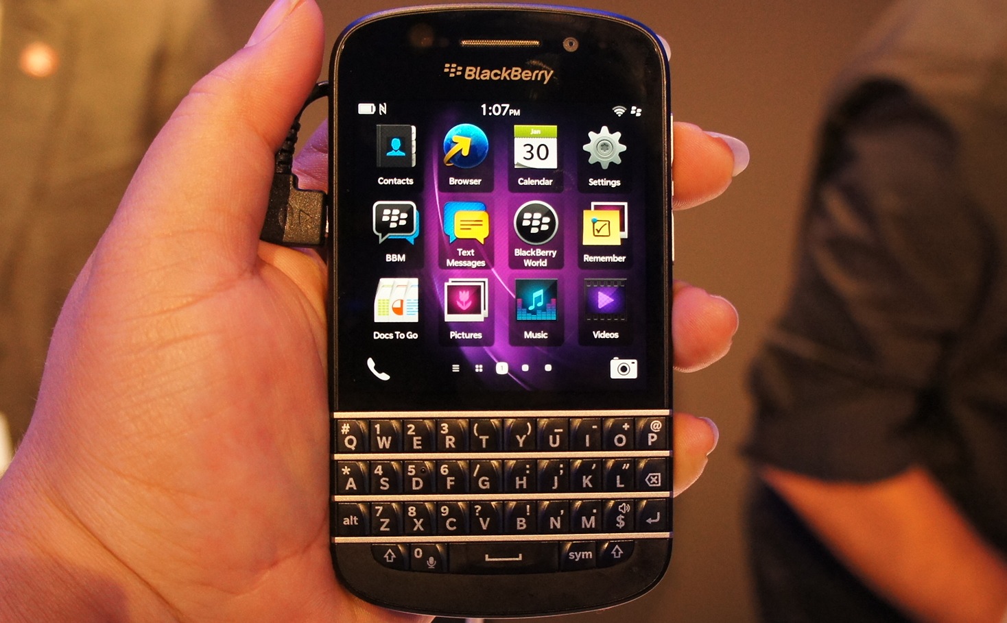 BlackBerry Q10 hands on