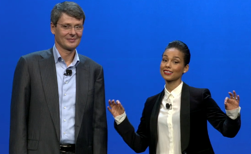 BlackBerry 10 - Thorsten Heins and Alicia Keys