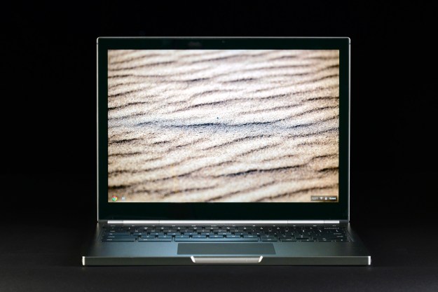 google chromebook pixel front