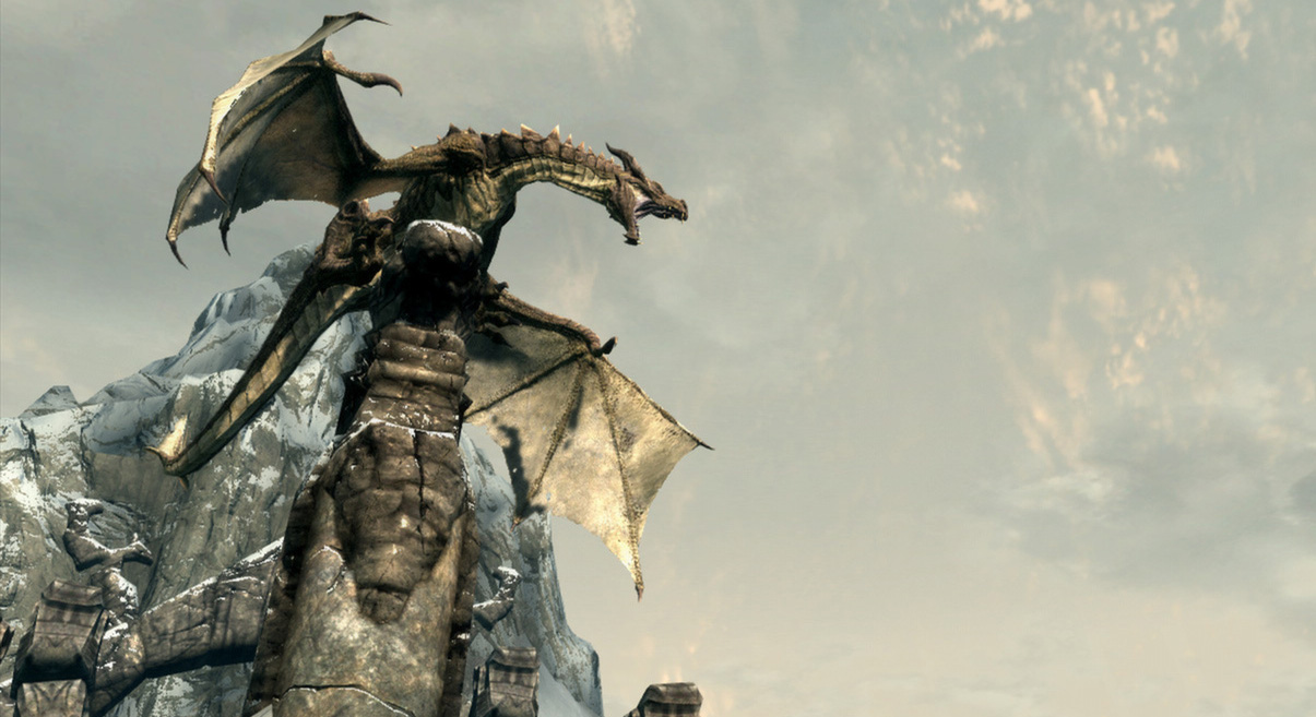 Skyrim dragon HD Texture Pack