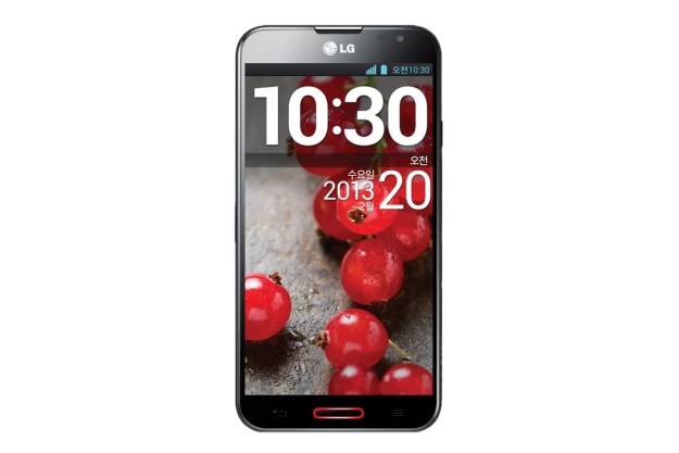 LG Optimus G Pro press