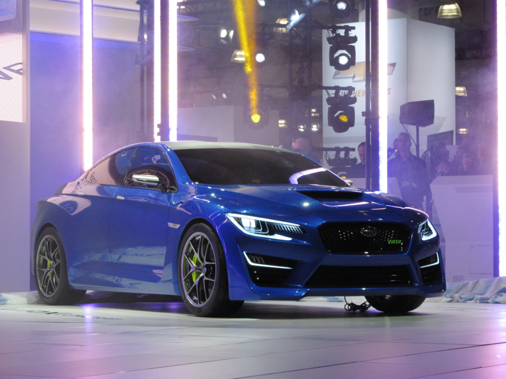 Subaru WRX concept front three quarter