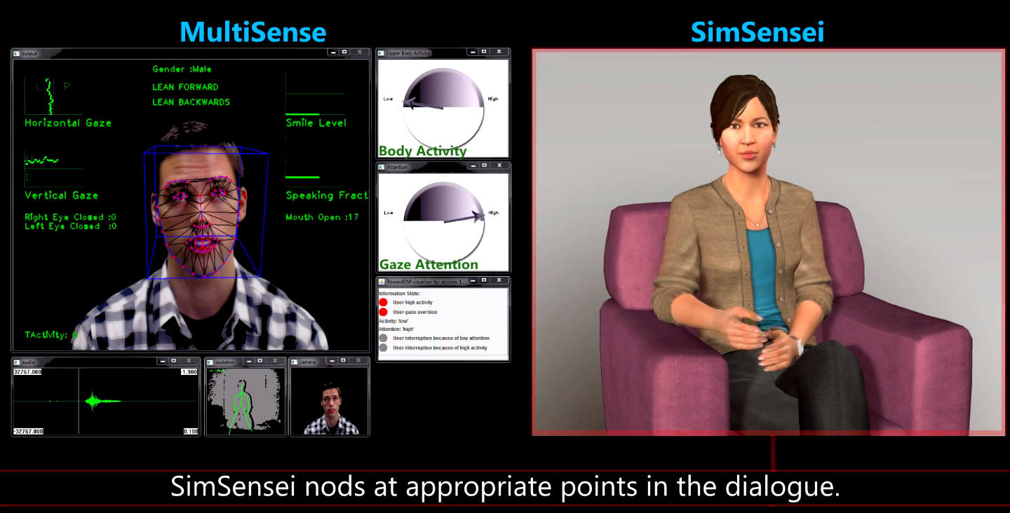 simsensei kinect virtual therapist