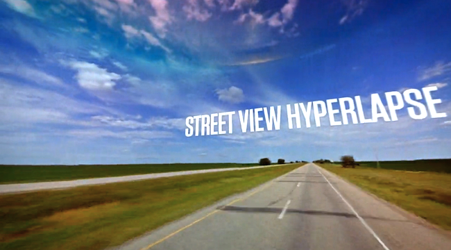 street view hyperlapse