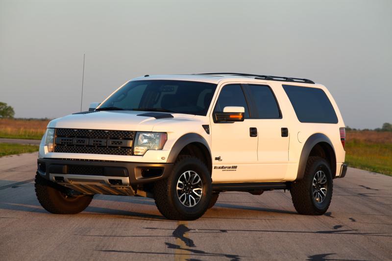 Hennessey VelociRaptor SUV front three quarter