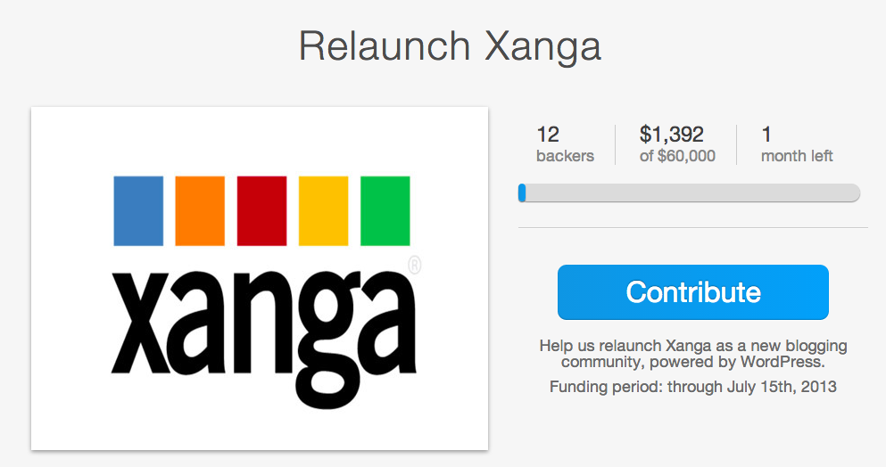 relaunch xanga