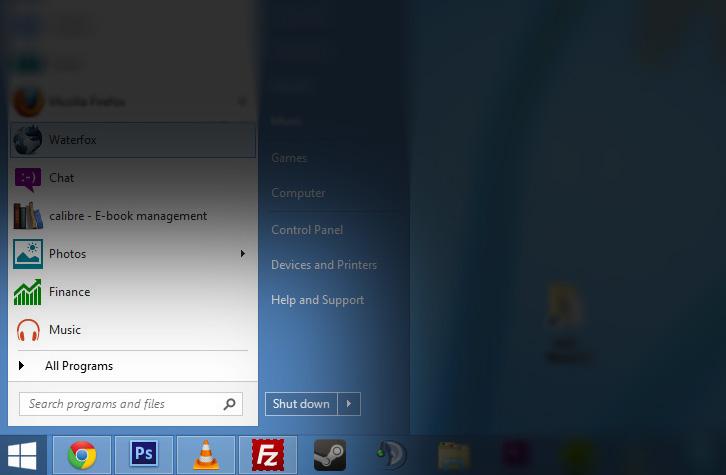 Windows 8.1 Start Button