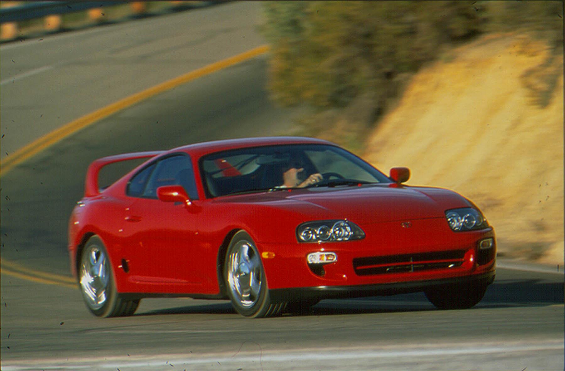 1998 Toyota Supra front three quarter