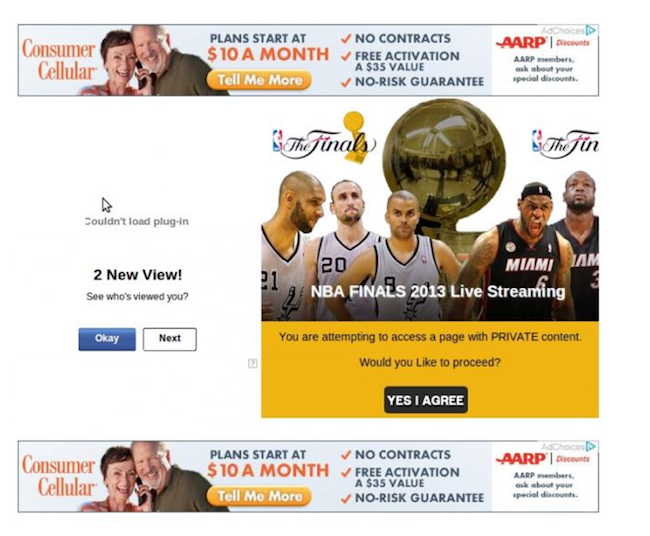 NBA Facebook Scam