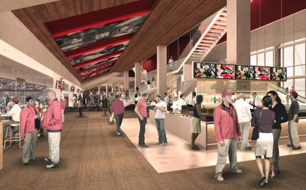 Levi's Stadium Main Concourse TVs