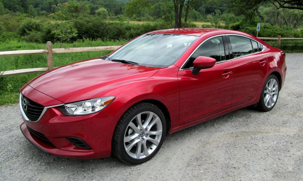 2014 mazda6 i touring review front side angle