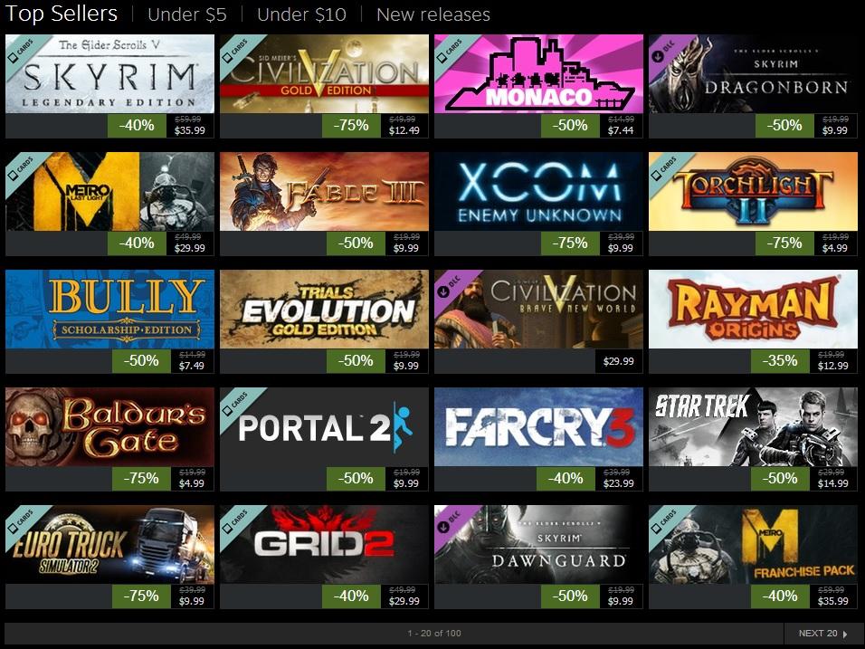 steam sale