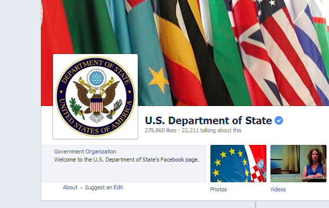 us department facebook