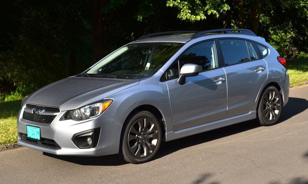 2012 subaru impreza review front right side