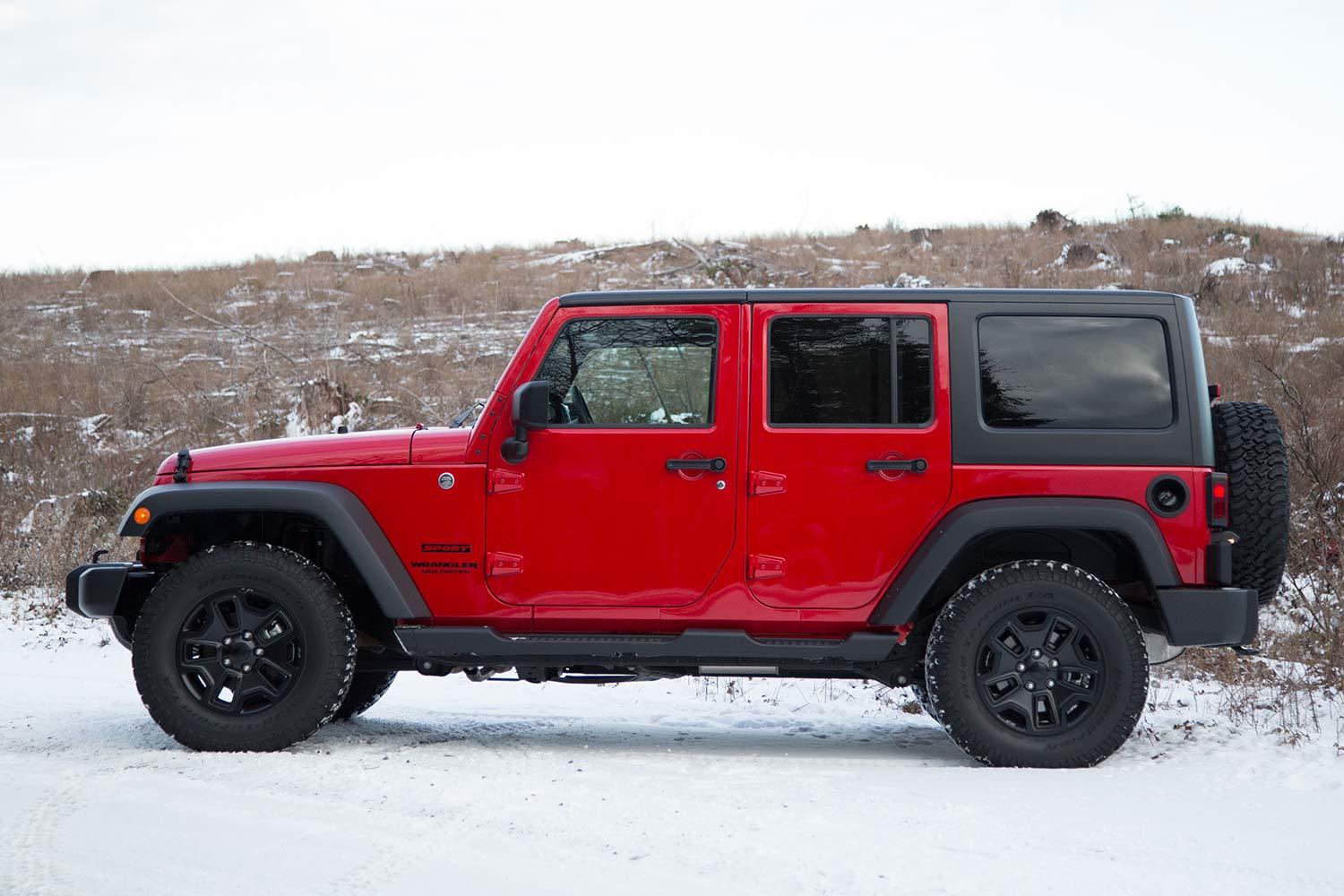 2014 Jeep Wrangler Unlimited Sport left