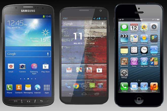 moto x vs iphone 5 galaxy s4 motoxbanner2