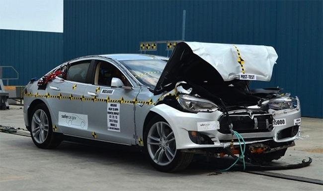 nhtsa clarifies tesla model s crash test results