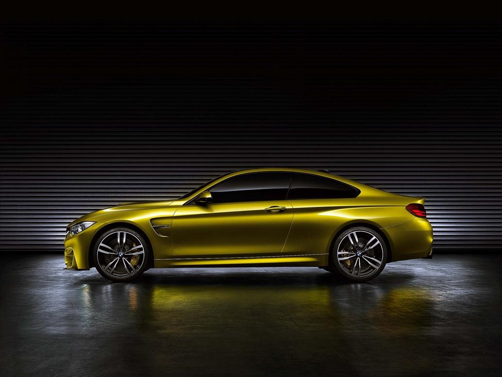 BMW M4 Coupe Concept profile view