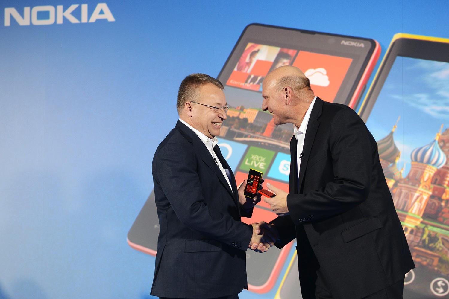 nokia ces stephen elop microsoft steve balmer