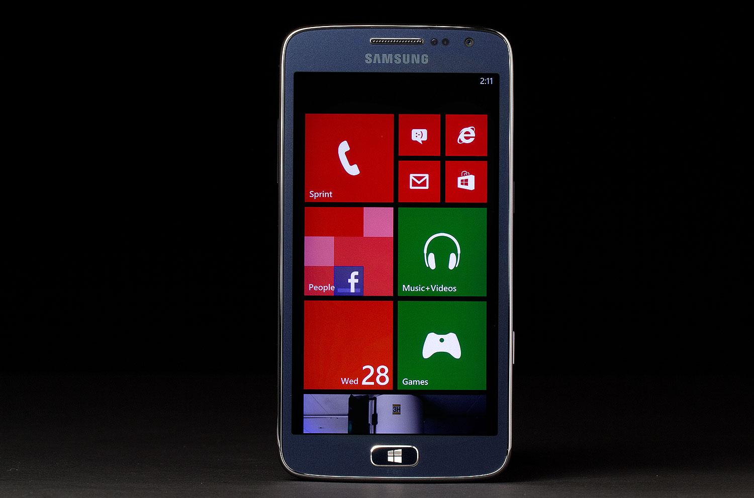 Samsung Ativ S Neo Phone front home