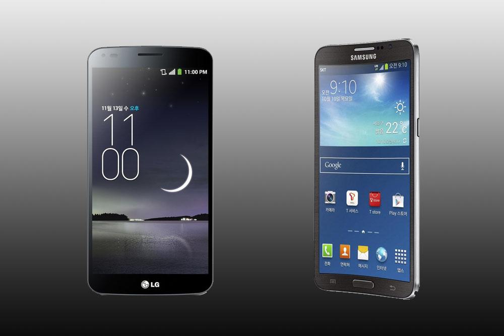 galaxy round vs lg g flex roundphonebanner