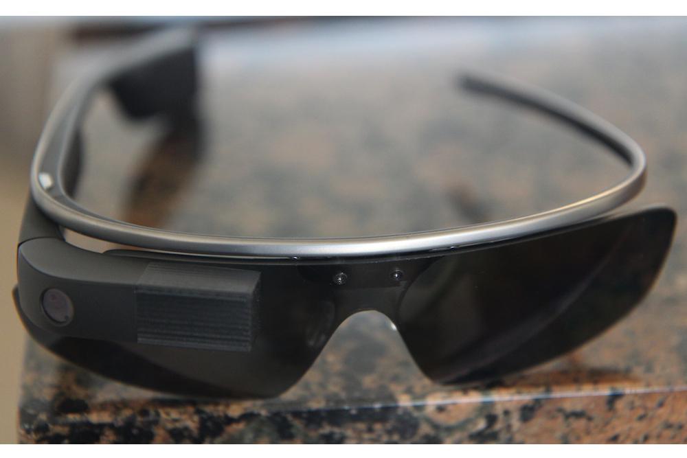 sunshade 3d printed open source ray bans google glass