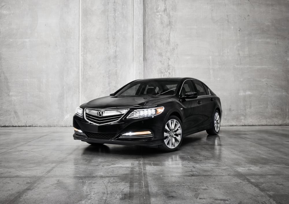 acura rlx sport hybrid sh awd debut la auto show