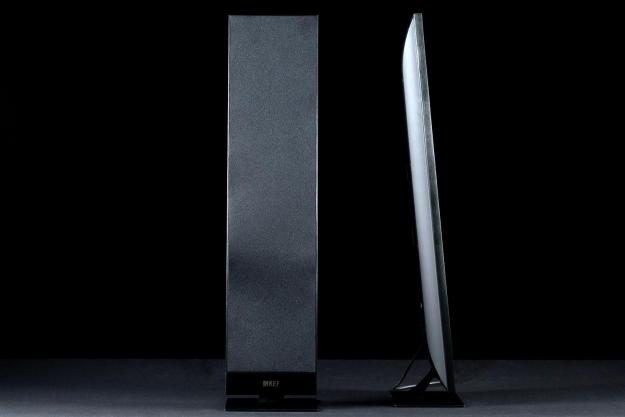 KEF V300 speakers front