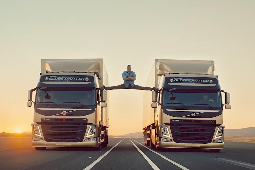 cry heart ron burgundy volvo trucks new jean claude van damme ads even better