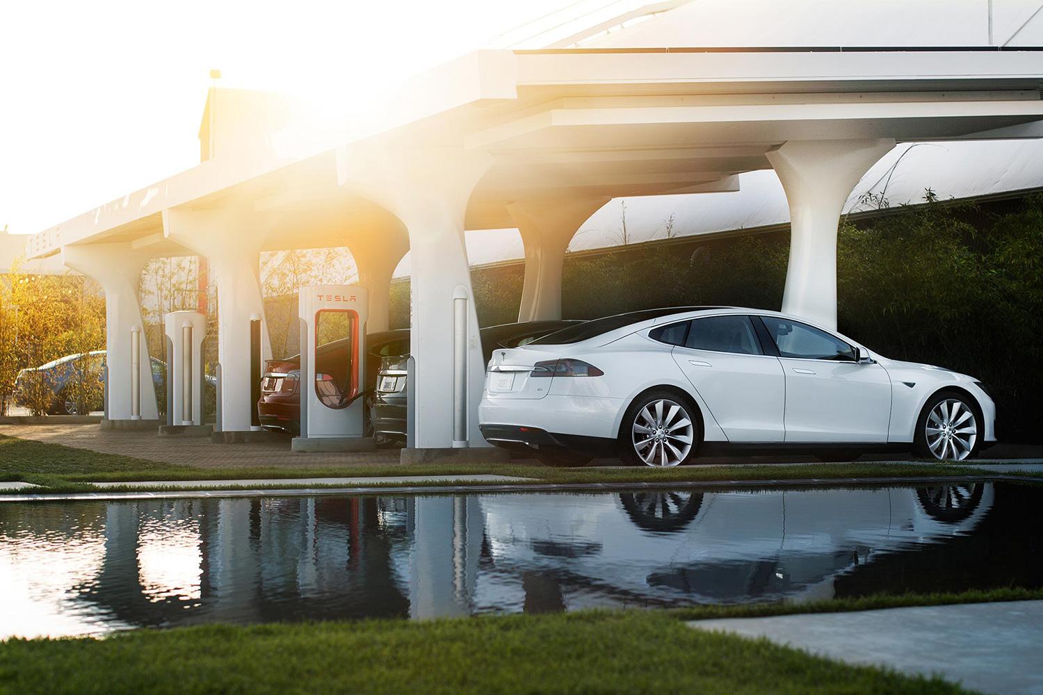 tesla charging station