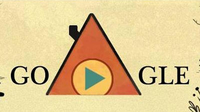 thanksgiving google doodle animated woodland tale