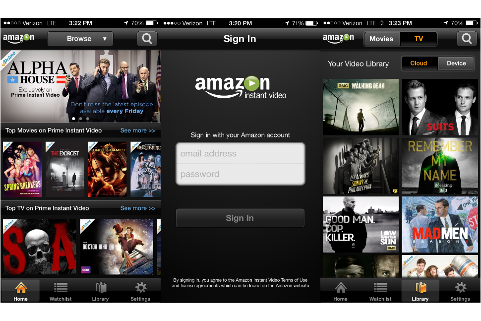 amazon updates prime instant video ios app high definition iphone