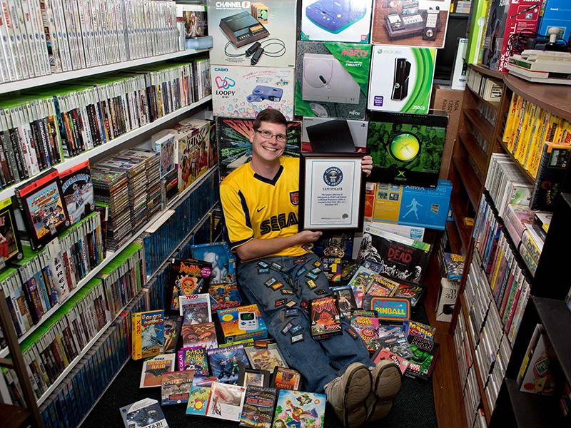 10607 game hoard new world record video collection gamer