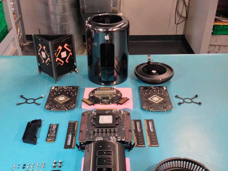 mac pro 2013 teardown reveals upgradeable cpu