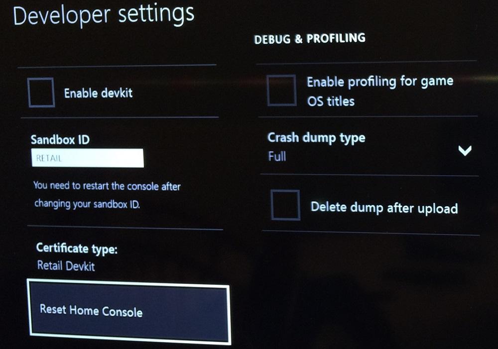 can access xbox one dev tools now shouldnt