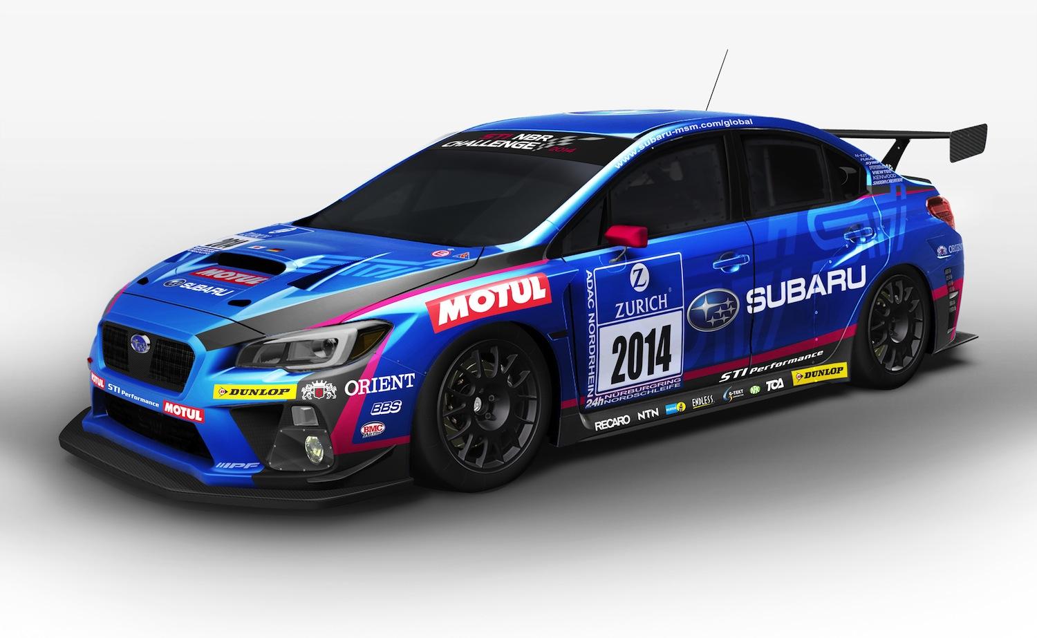 new wrx sti will look like takes nurburgring subaru