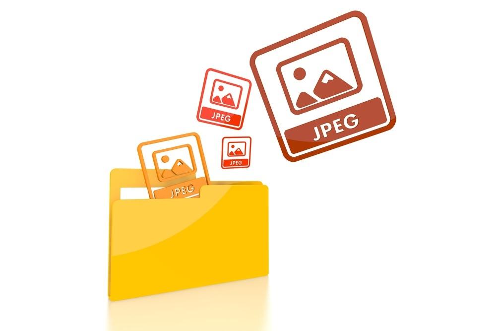 A graphic of the JPEG file format.