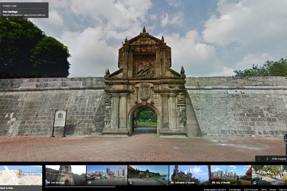 street view arrives in manila